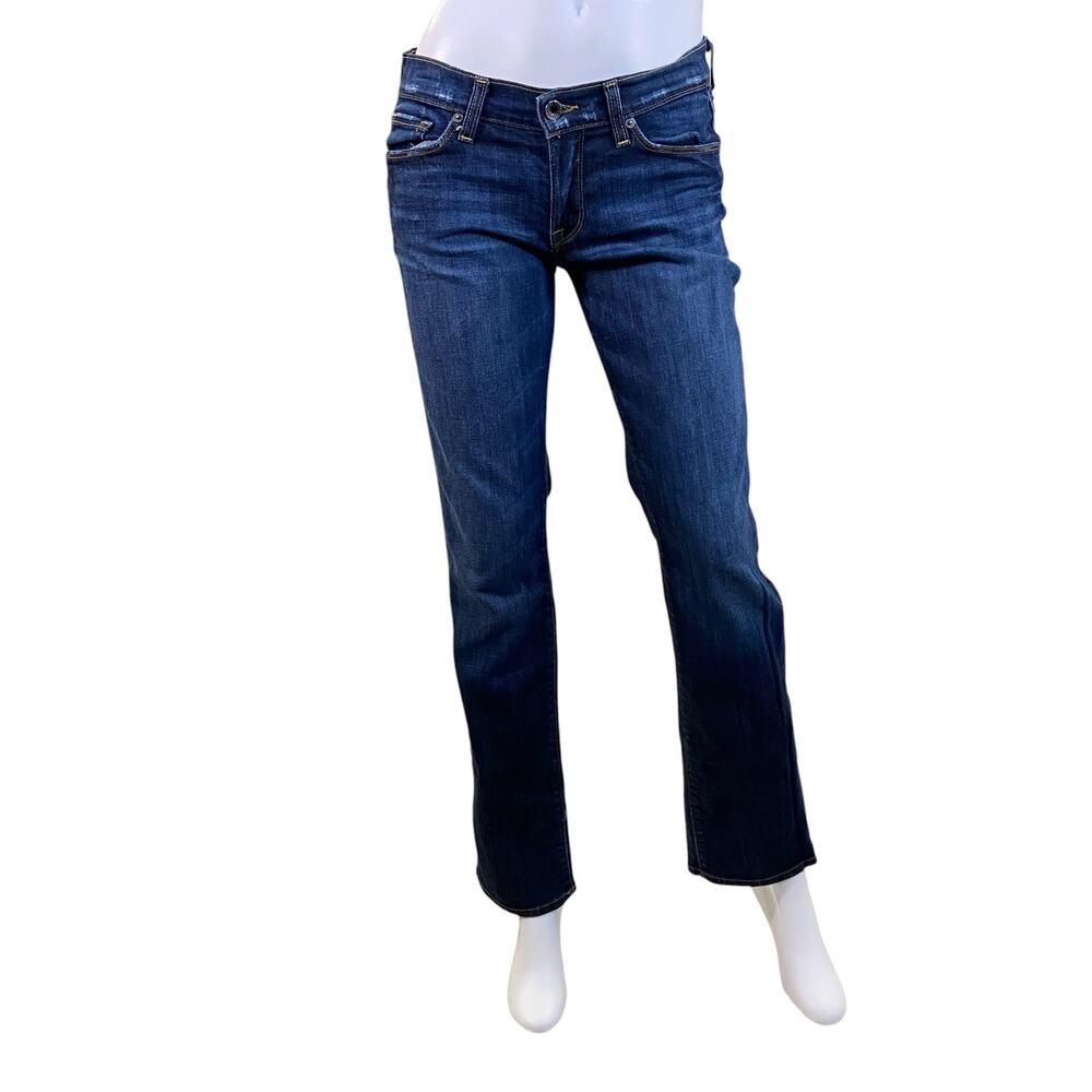Y2K Lucky Brand Zoe Straight Low Rise Jeans Dark Wash Women's 10/30